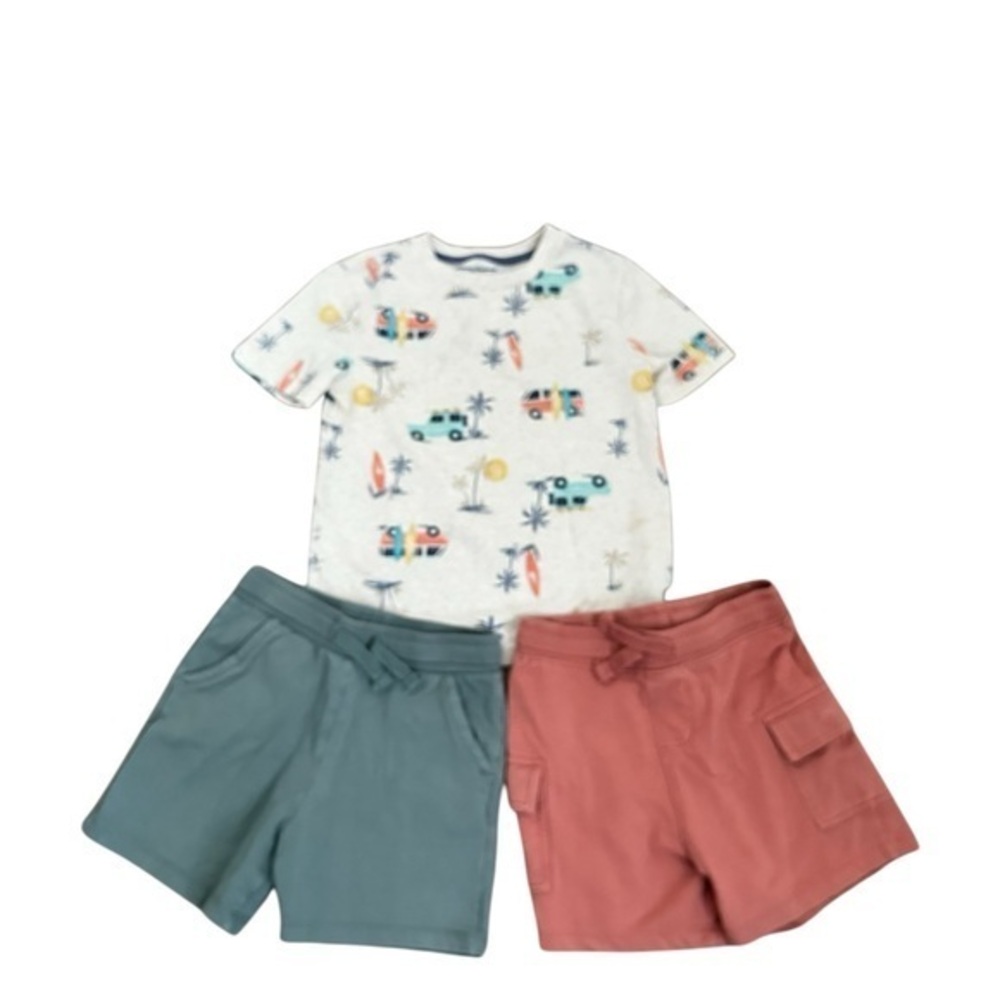 Tommy Bahama Cream Tee with Graphic Print